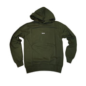 Disclaimer Felpa con Cappuccio Cotone Verde Militare Logo Graffiti Uomo 55145