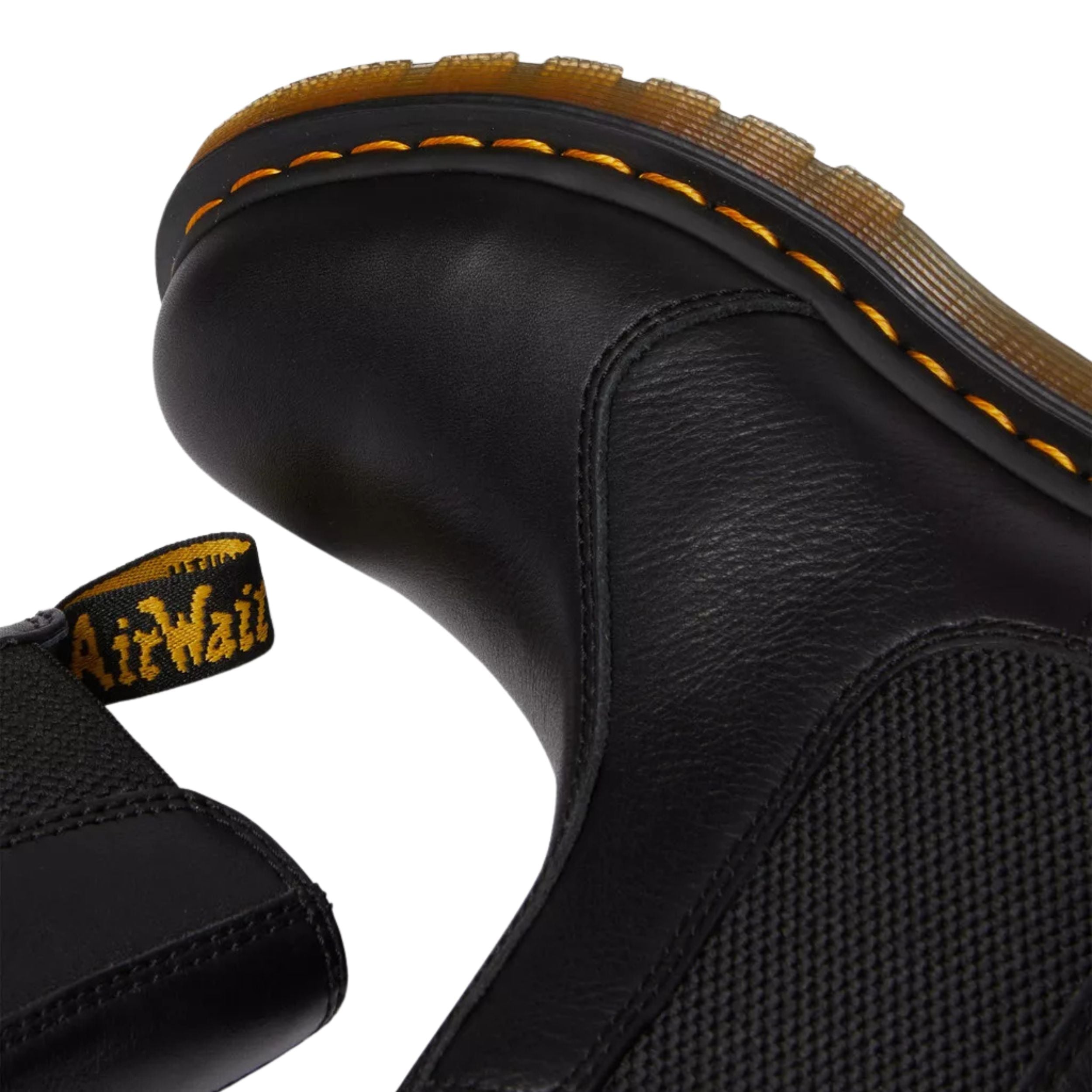 Dr. Martens Stivaletto Chelsea 2976 Black Virginia Pelle Nero Donna