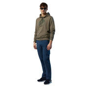 North Sails Felpa manica lunga girocollo Hoodie SWEATSHIRT Big Logo 691223 olive