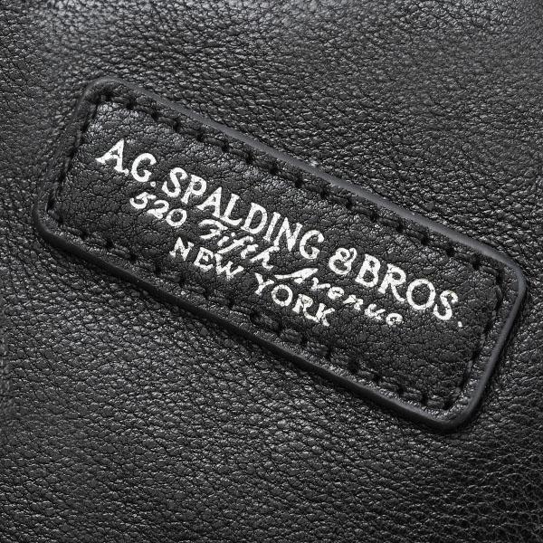 A.g.spalding&bros. Zaino Steel Rivet in Nylon e Pelle Nero 309391