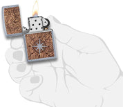 Zippo Windproof Refillable Made In Usa Silver Unisex