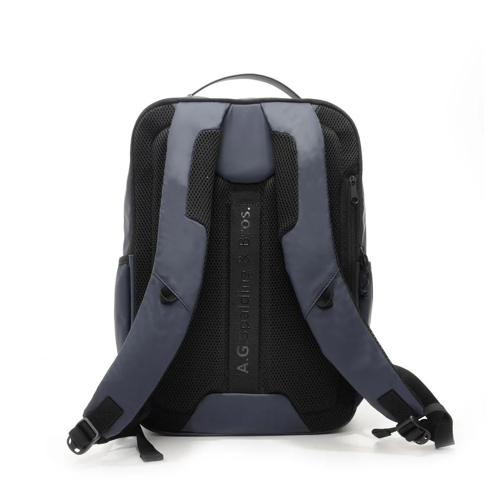 A.g. Spalding&bros. Zaino Square Accessorio Viaggio in Nylon Gommato Blu Uomo