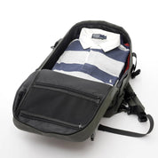 A.G. Spalding&Bros. Zaino Passport Medium in Nylon Gommato Verde Militare Uomo 309420