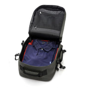 A.G. Spalding&Bros. Zaino Passport Large in Nylon Gommato Verde Militare Uomo 309424