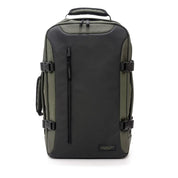 A.G. Spalding&Bros. Zaino Passport Large in Nylon Gommato Verde Militare Uomo 309424