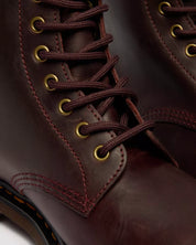 Dr. Martens Stivali 1460 Cherry Red Crazy Horse Rosso Scuro Unisex