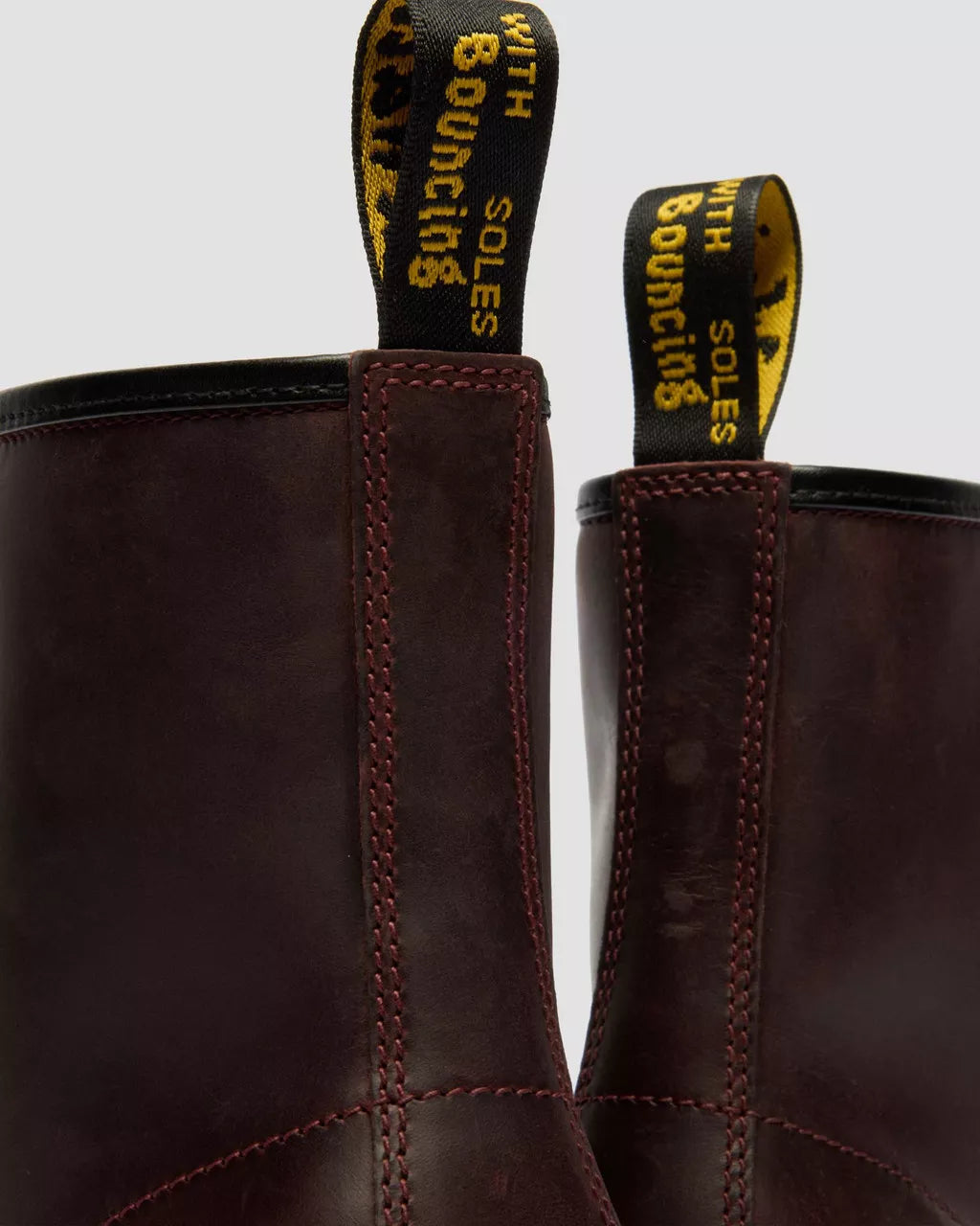 Dr. Martens Stivali 1460 Cherry Red Crazy Horse Rosso Scuro Unisex