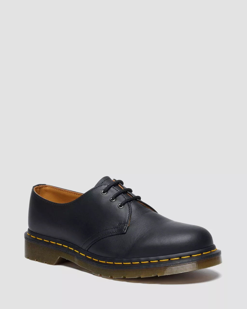 Dr. Martens Scarpe Oxford 1461 Black in Pelle Nappa Nero Donna