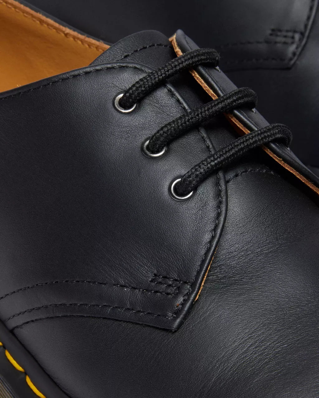 Dr. Martens Scarpe Oxford 1461 Black in Pelle Nappa Nero Donna