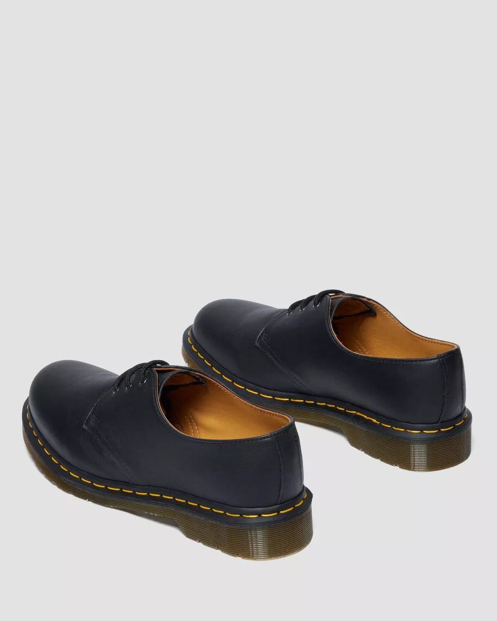 Dr. Martens Scarpe Oxford 1461 Black in Pelle Nappa Nero Donna