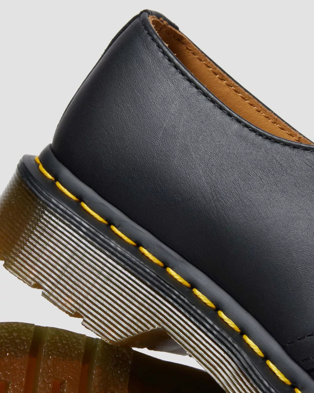 Dr. Martens Scarpe Oxford 1461 Black in Pelle Nappa Nero Donna