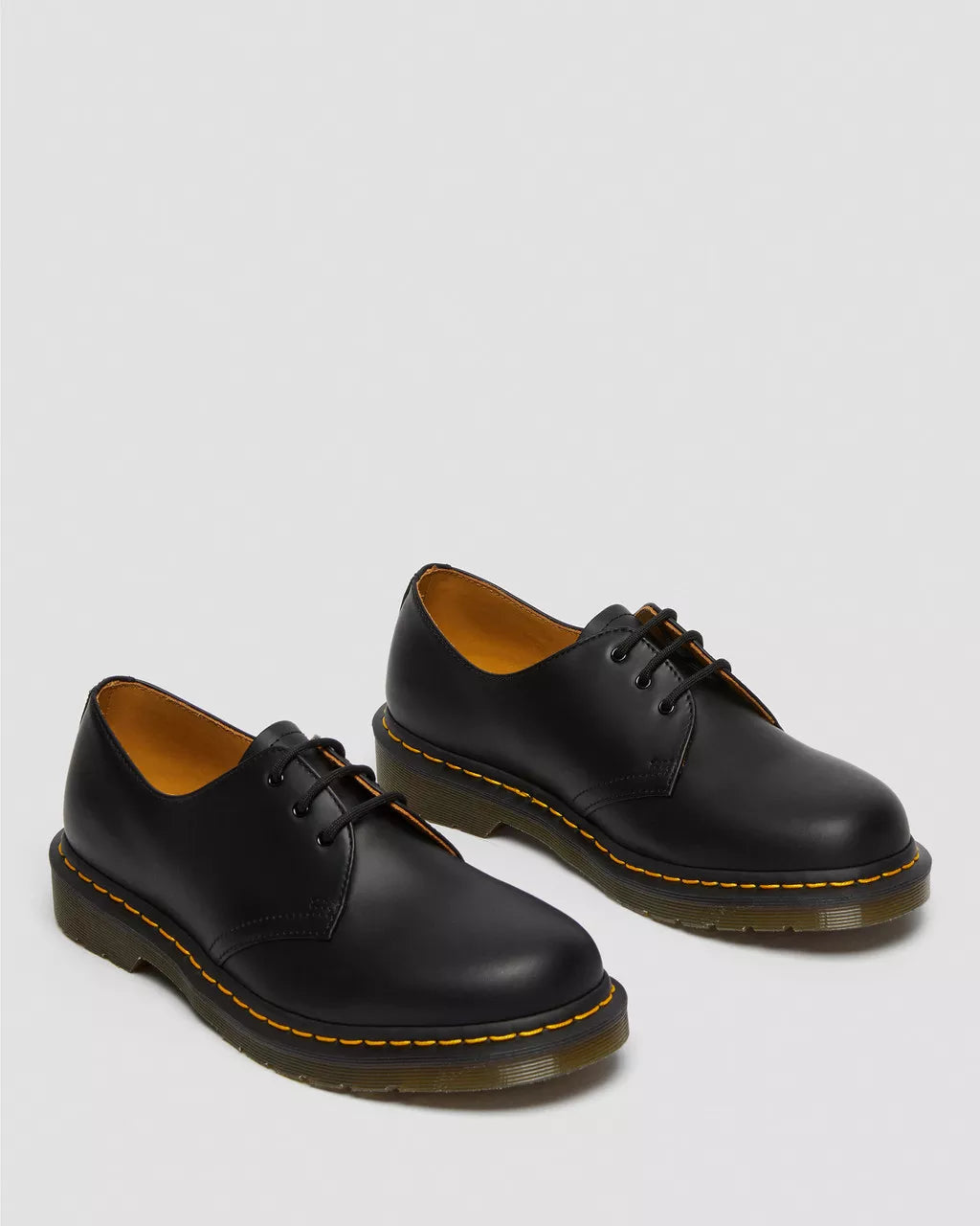 Dr. Martens Scarpe Oxford 1461 Black Smooth in Pelle Nero Unisex
