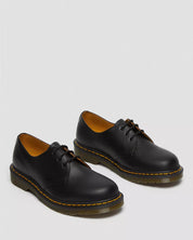Dr. Martens Scarpe Oxford 1461 Black Smooth in Pelle Nero Unisex