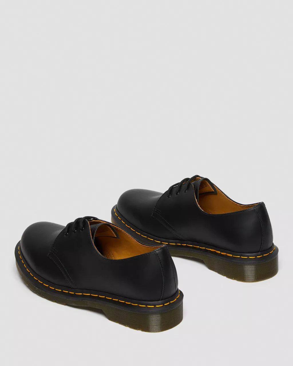 Dr. Martens Scarpe Oxford 1461 Black Smooth in Pelle Nero Unisex