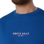 North Sails T-shirt maglia maglietta 692974 Comfort Fit 0831 Doppio Logo