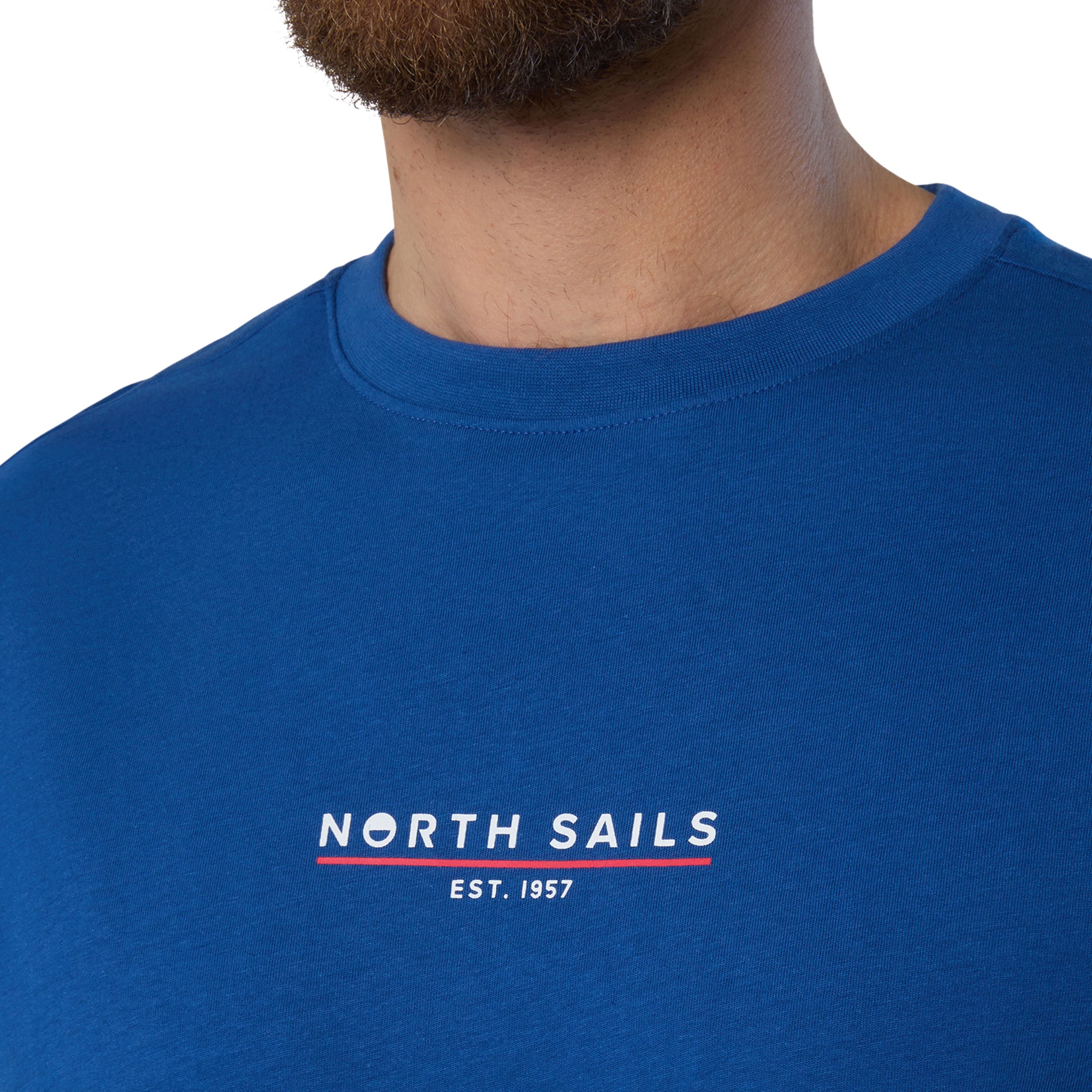 North Sails T-shirt maglia maglietta 692974 Comfort Fit 0831 Doppio Logo