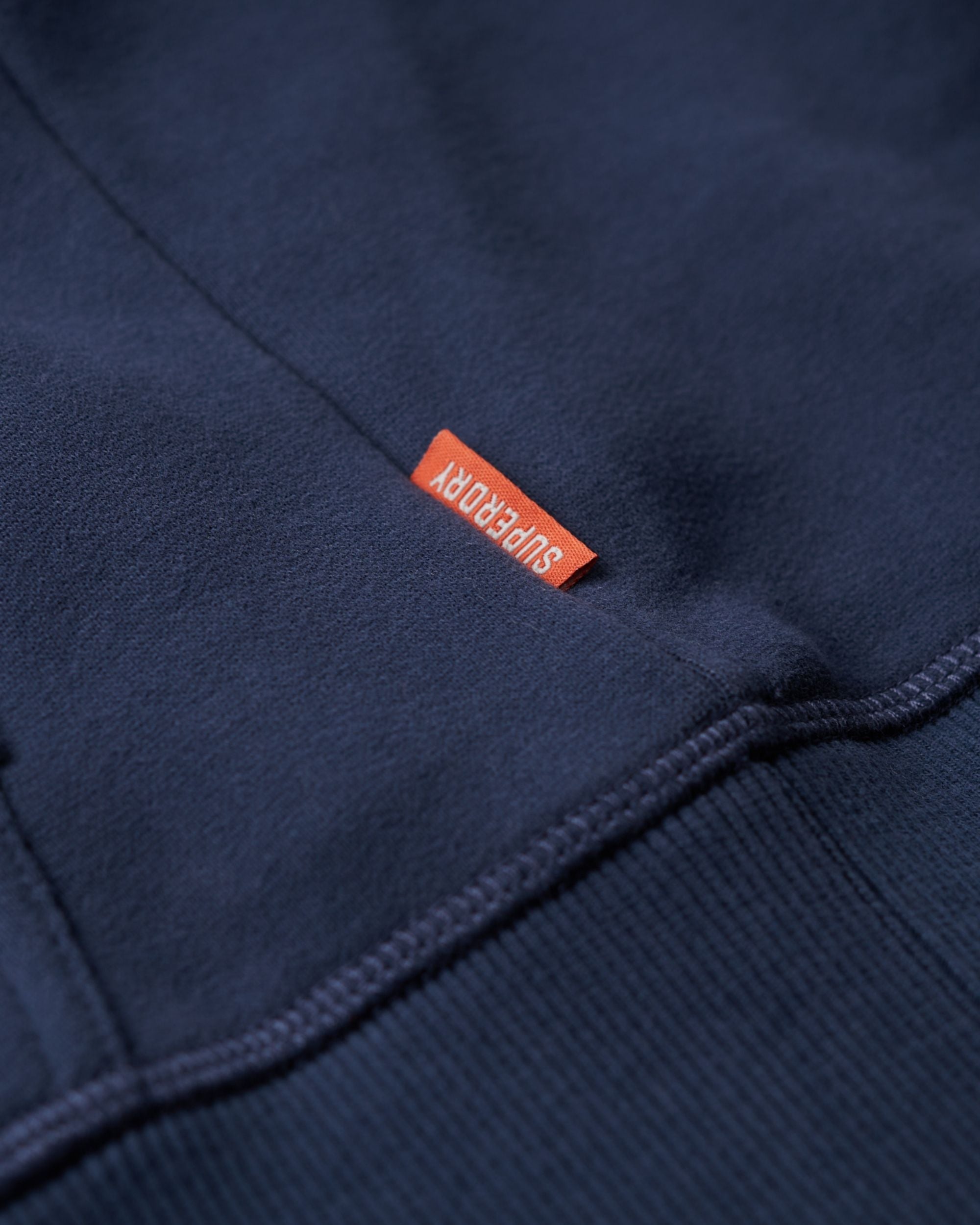 Superdry Hoodie VL Duo Cotone Blu