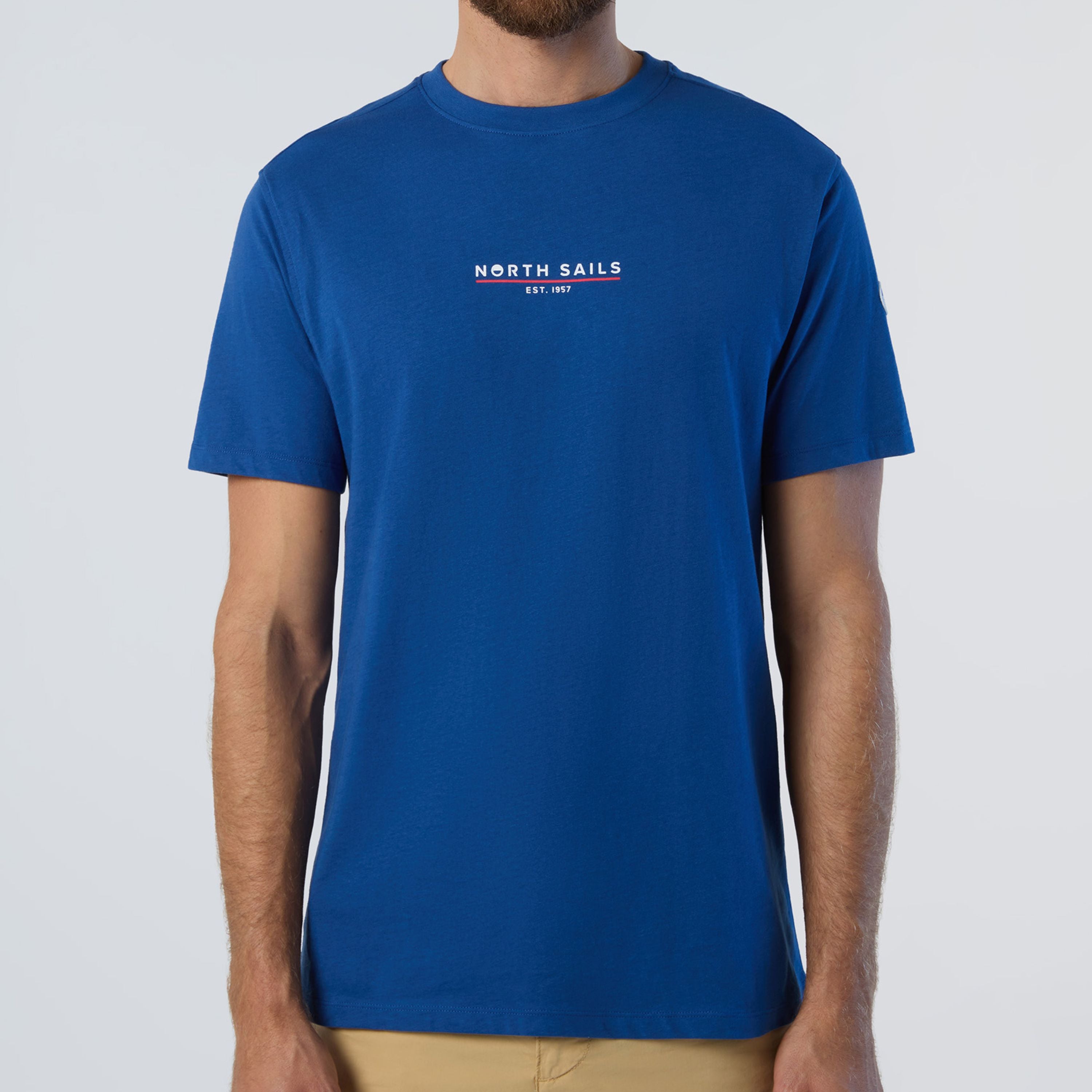 North Sails T-shirt maglia maglietta 692974 Comfort Fit 0831 Doppio Logo