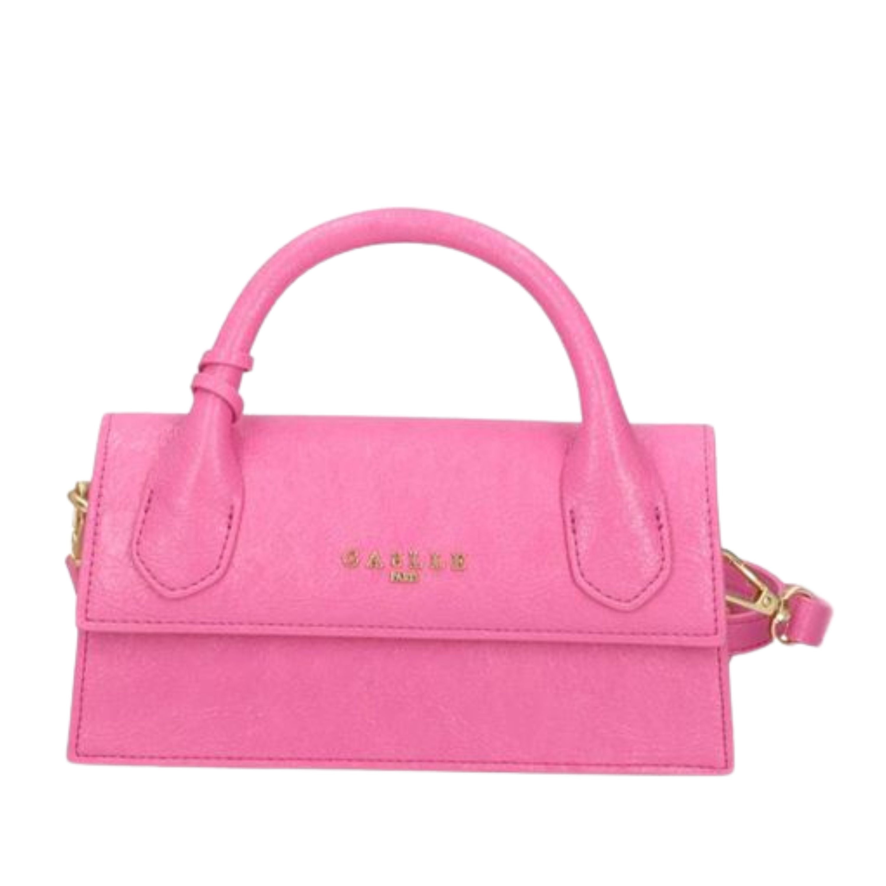 Gaelle Borsetta donna borsa tracolla duffle bauletto mini fucsia