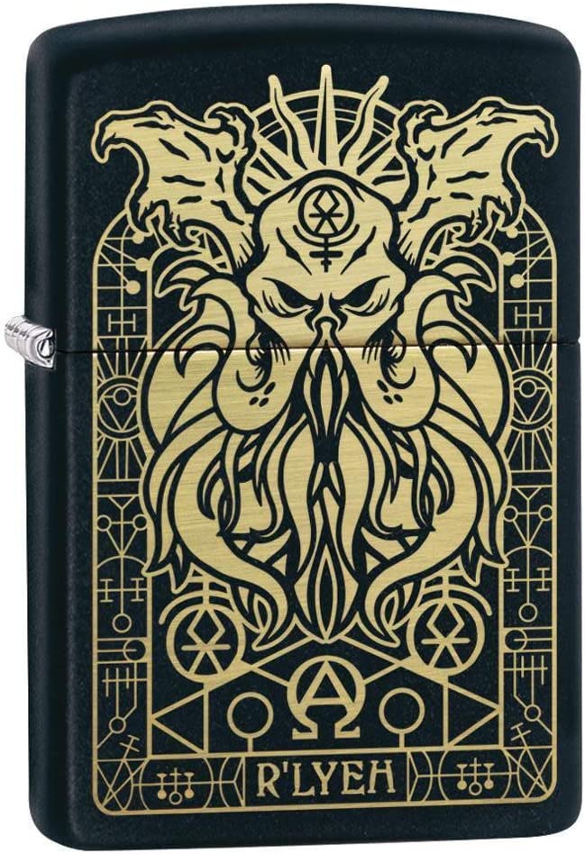 Zippo Windproof Refillable Made In Usa Black Unisex