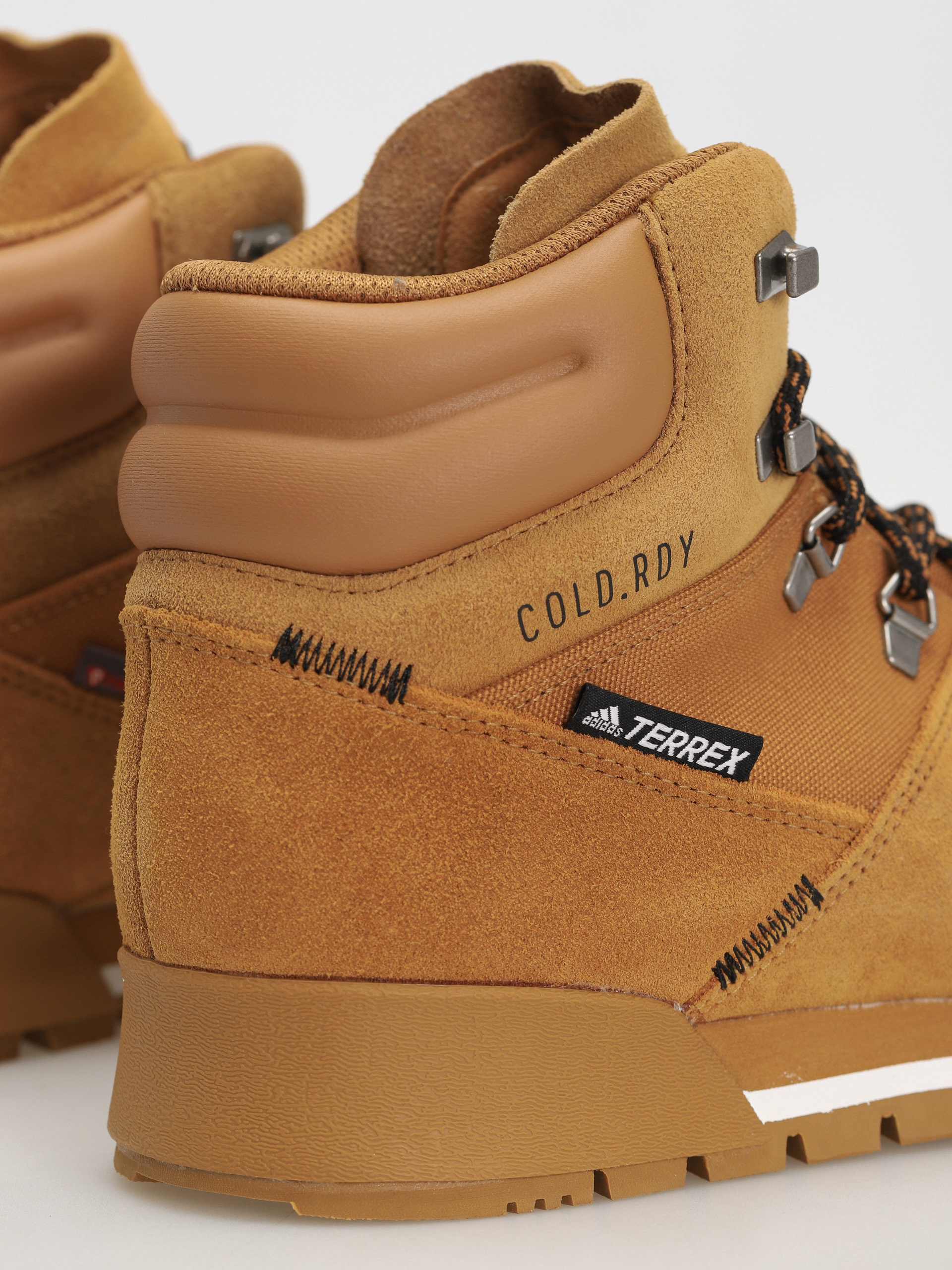 Adidas Scarponcino Climbing Terrex Snowpitch Cold.Rdy in Pelle Marroncino Uomo