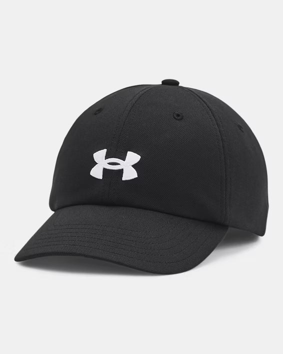 Under Armour Cappello Baseball UA Blitzing con visiera Poliestere Nero Logo Bianco