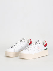 Adidas Scarpe Sneaker Stan Smith Bonega 2B W in Pelle Bianco Rosso Verde Donna