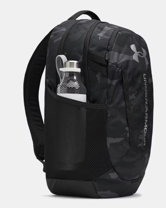 Under Armour Zaino UA HUSTLE 6.0 backpack impermeabile porta pc 16" Nero Camo Unisex