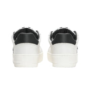 2Star Scarpe Sneakers Made in Italy artigianali New Star Pelle donna Bianco Nero