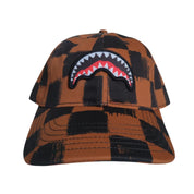 Sprayground cappello baseball VANQUISH CAP BROWN cotone marrone