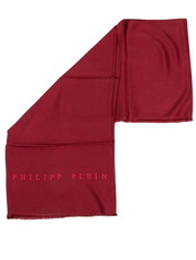 Philipp Plein Viscose Scarf Purple Made in Italy