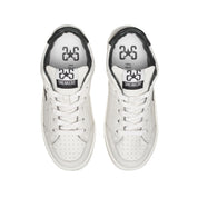 2Star Scarpe Sneakers Made in Italy artigianali New Star Pelle donna Bianco Nero