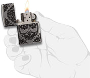 Zippo Armor 360 Multicut Engraving Silver Unisex