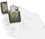 Zippo Windproof Refillable Made In Usa Black Unisex