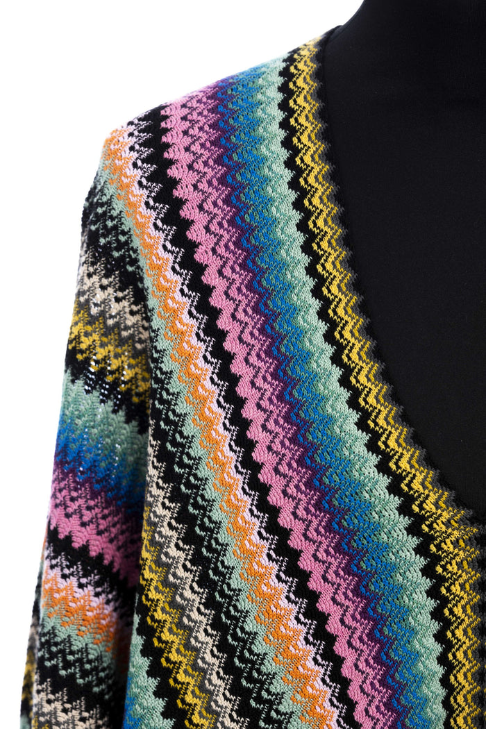 Missoni Stola Fantasia Geometrica Misto Lana Multicolore 2