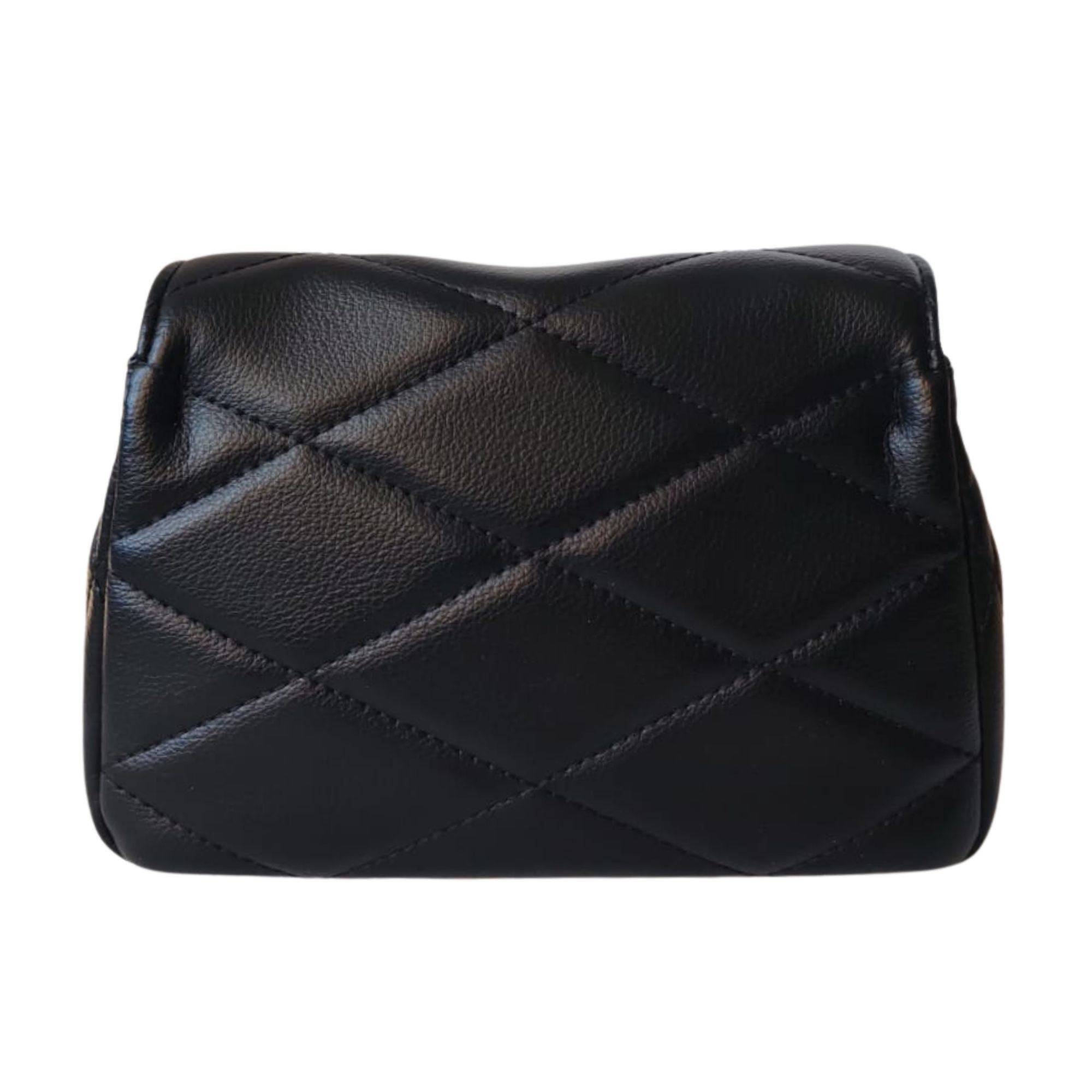 Gaelle Borsa a tracolla Mini Shoulder Strap Perle E Charms nero ecopelle