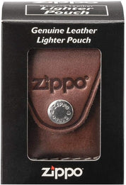 Zippo With Clip Brown Unisex