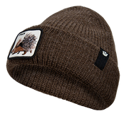 Goorin Bros. Cuffia Beanie 'The Prick' in Misto Acrilico Marrone Scuro Unisex