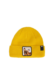 Goorin Bros. Cuffia Beanie 'High Class Dog' in Misto Acrilico Giallo Beam Unisex