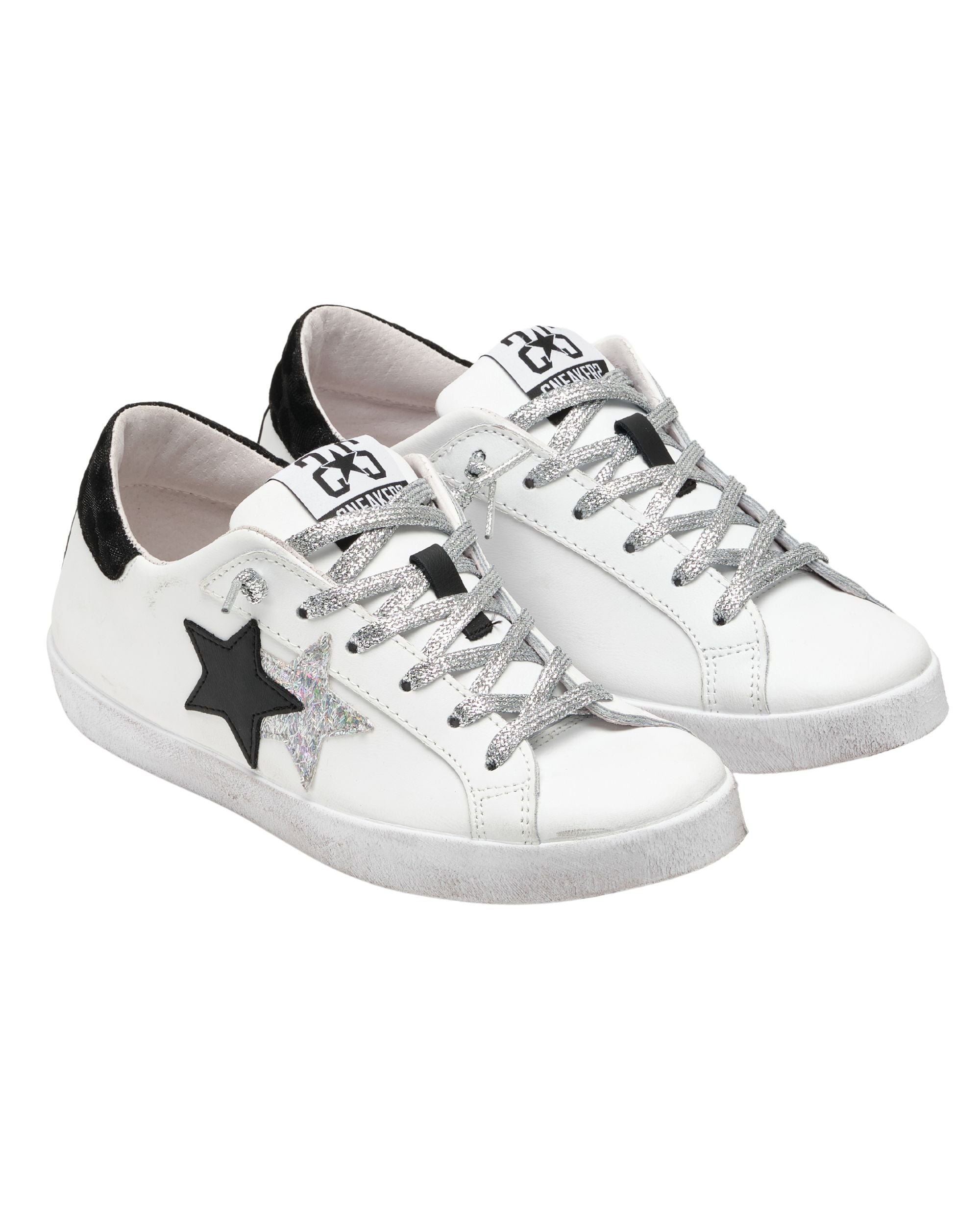 Sneaker One Star In Pelle Bianco Donna