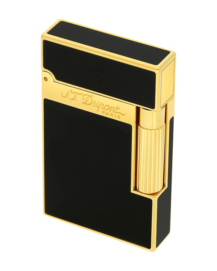 Stdupont Black Lacquer &amp; Yellow Gold Plated Black Unisex 2