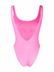 Chiara Ferragni Monokini Pezzo Unico Con Stampa Bambolina Rosa Donna