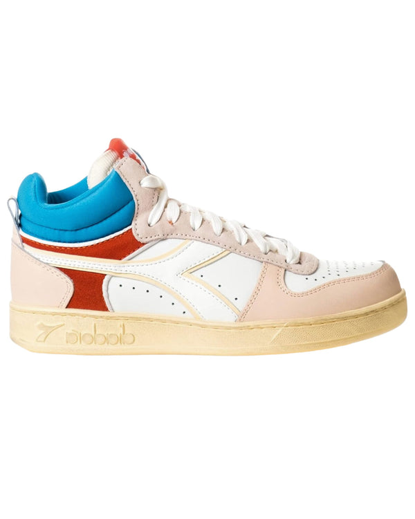 Diadora Sneakers Magic Basket Demi Icona WN Pelle Multicolore