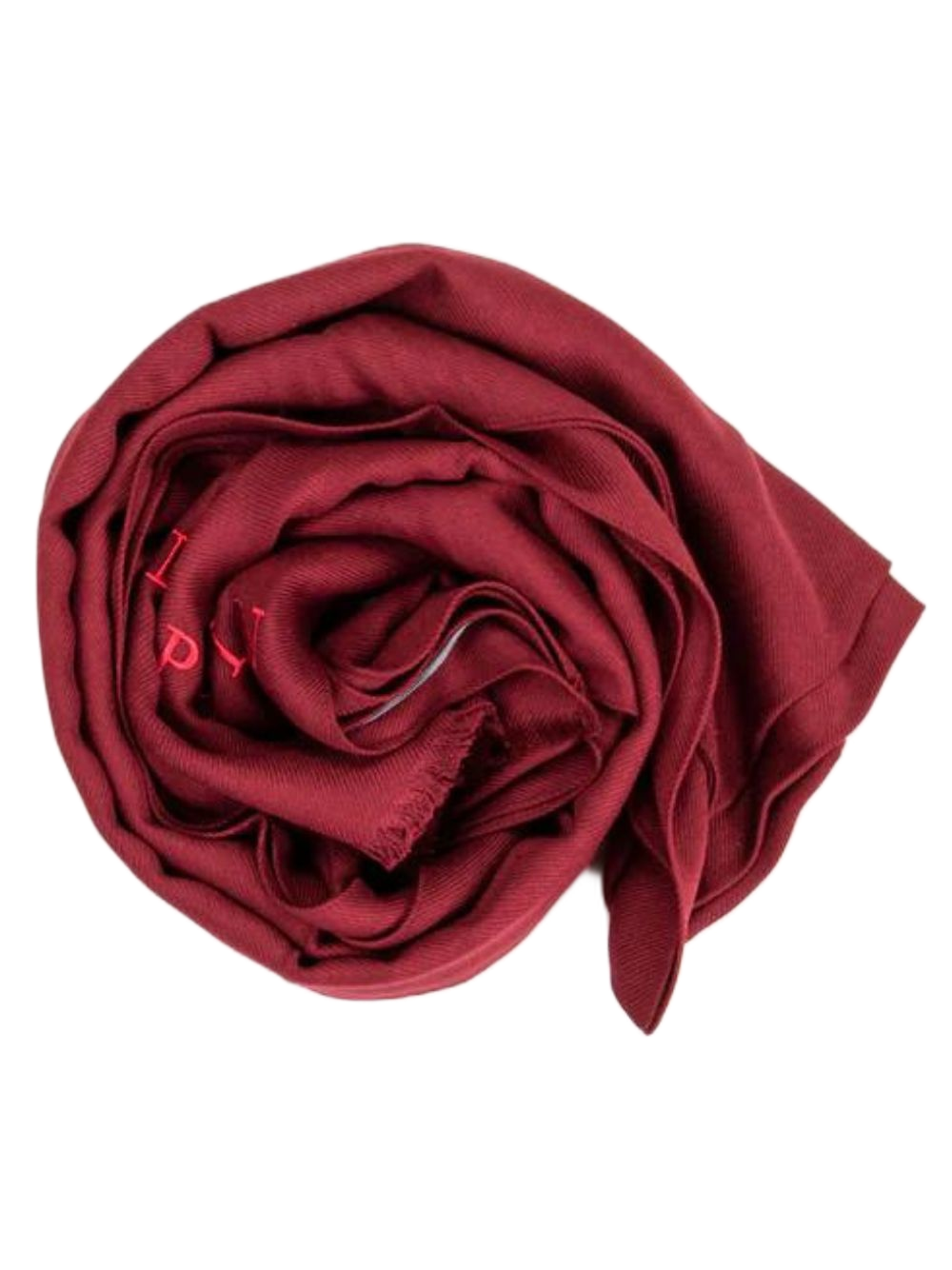 Philipp Plein Foulard Viscosa Rosso Made in Italy