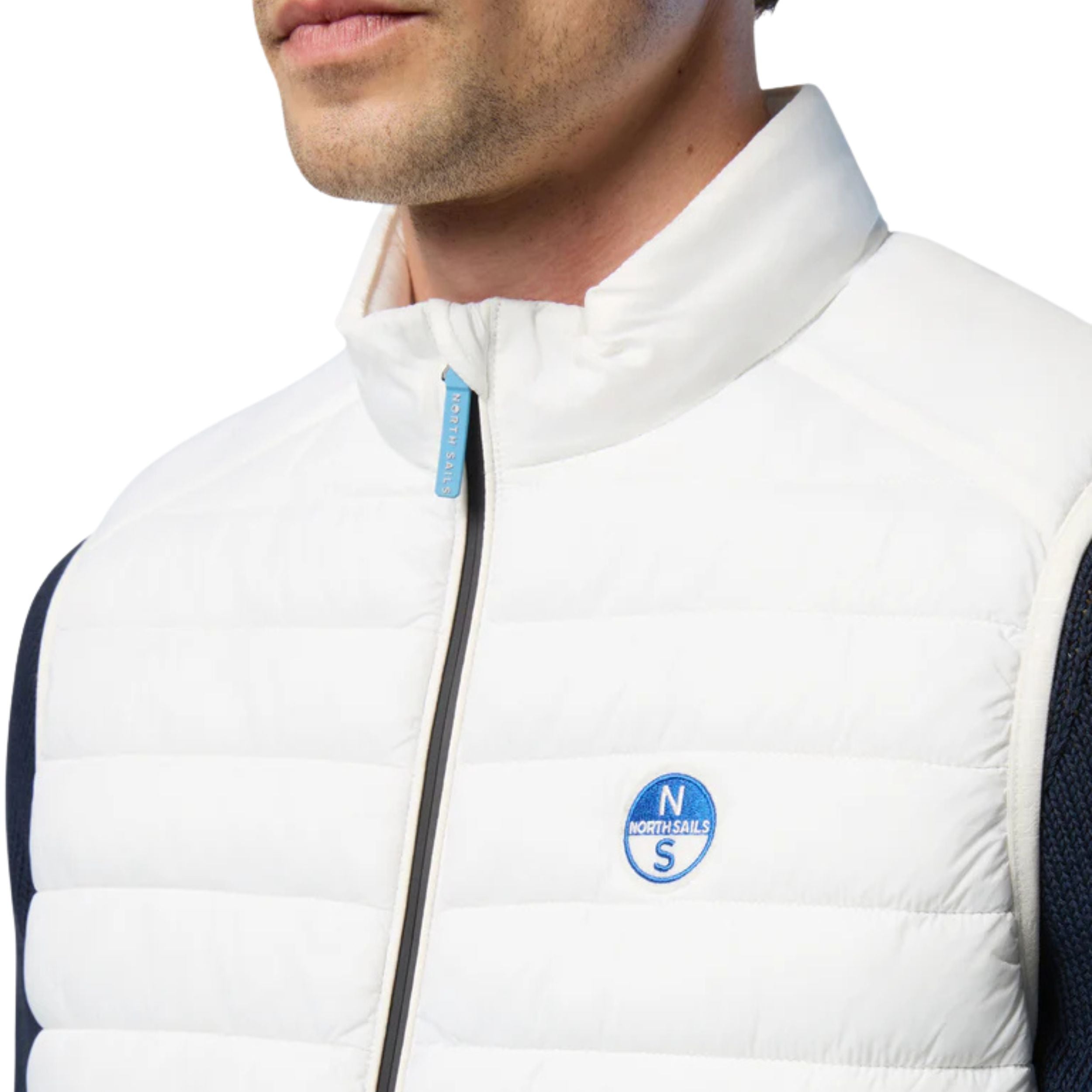 North Sails smanicato vest giubbino piumino leggero gilet zephyr antivento acqua 603347-0144