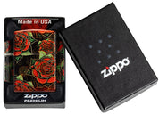 Zippo accendino Special Limited Edition 46849 roses bouquet tatoo 360°