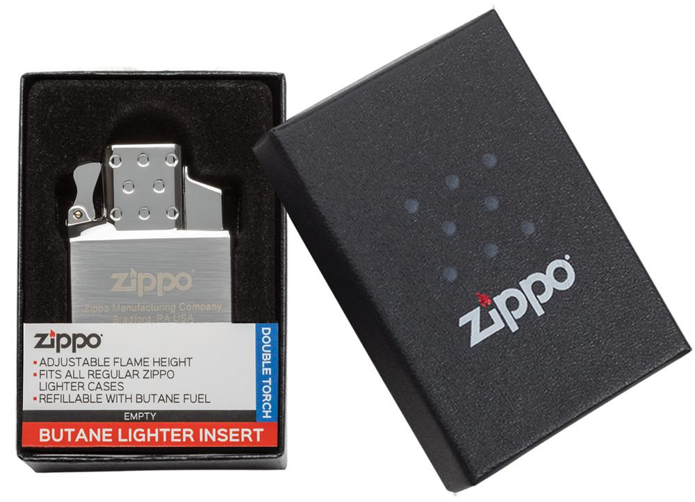 Zippo Inserto Fiamma Doppia Argento 65827 fiamma doppia