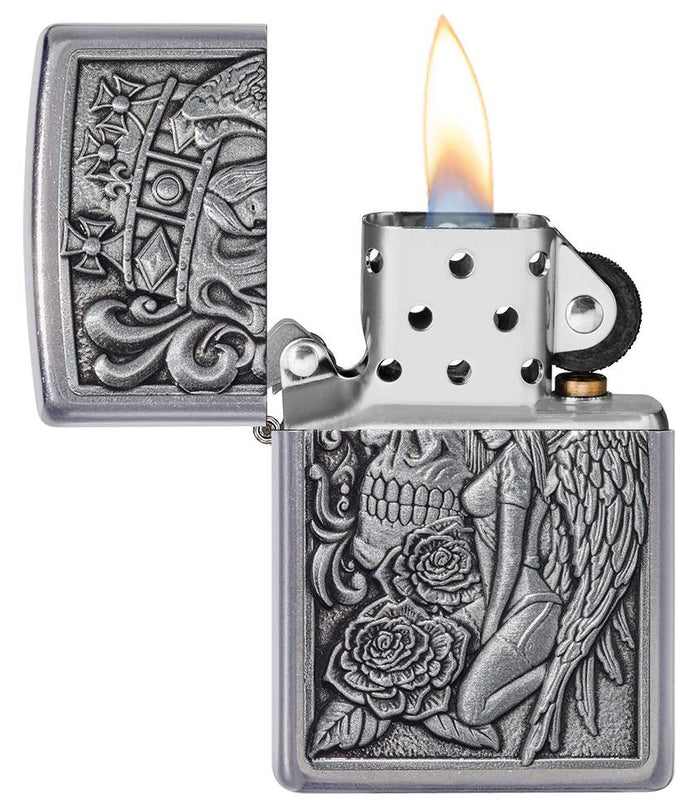 Zippo Ricaricabile, Antivento, Made In Usa Argento Unisex 2