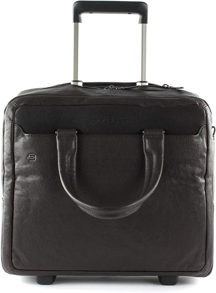 Piquadro Cartella Trolley Porta Pc Ipad 10,5 Pollici Valigia Black Square Marrone Uomo 3