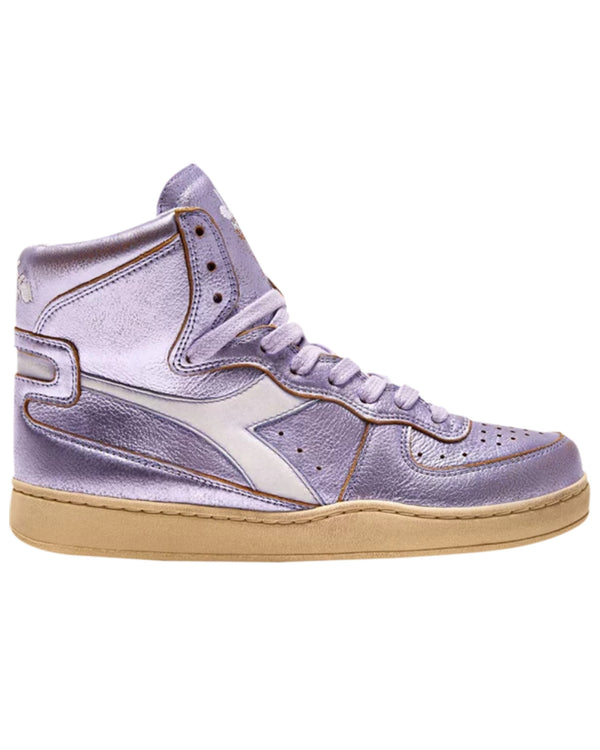 Diadora Heritage Sneaker MI Basket Pelle Laminata Viola